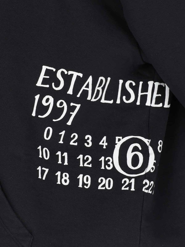 Sudadera - Negro shop online: MM6 MAISON MARGIELA