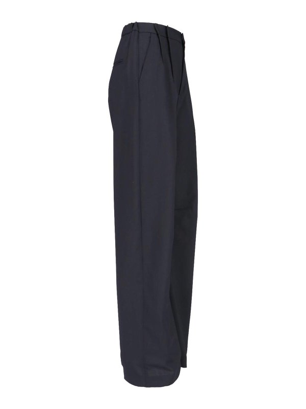 The Best Shops MM6 MAISON MARGIELA: casual trousers - Straight pants in wool