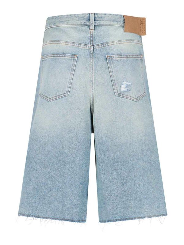 MM6 MAISON MARGIELA: Trousers Shorts online - Pantaloncini In Denim
