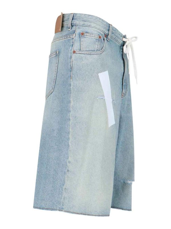The Best Shops MM6 MAISON MARGIELA: Trousers Shorts - Pantaloncini In Denim