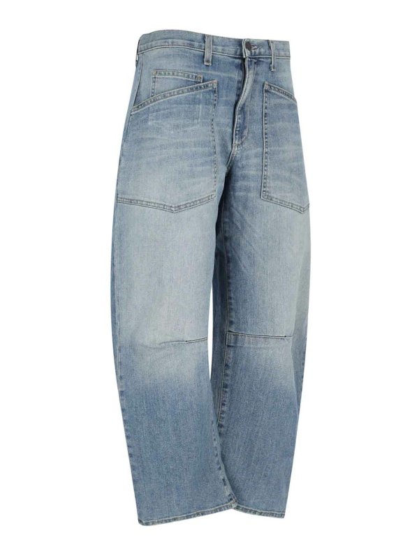 The Best Shops NILI LOTAN: Bootcut - Bootcut Jeans - Blau