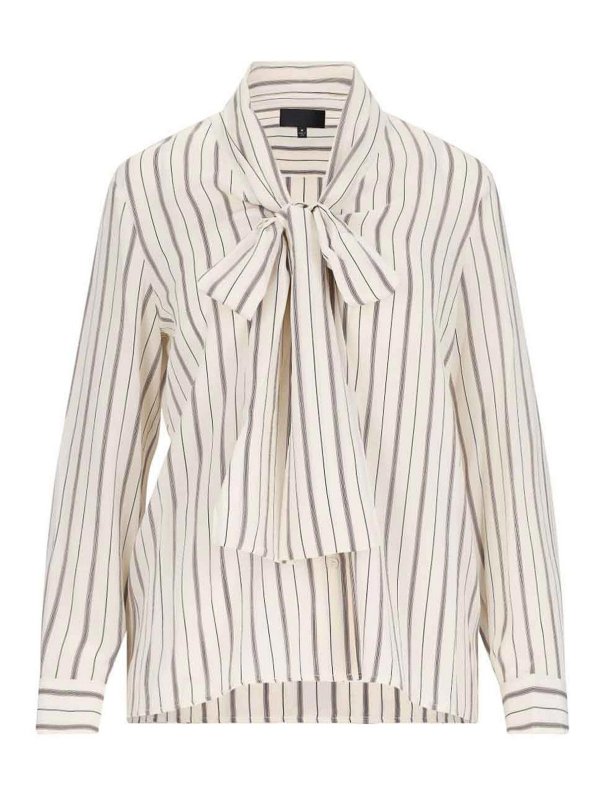 NILI LOTAN: Blouses - Blouse - Blanc
