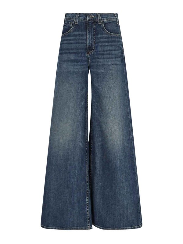 NILI LOTAN: Bootcut - Bootcut Jeans - Blau