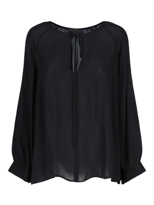 NILI LOTAN: Blusen - Bluse - Schwarz