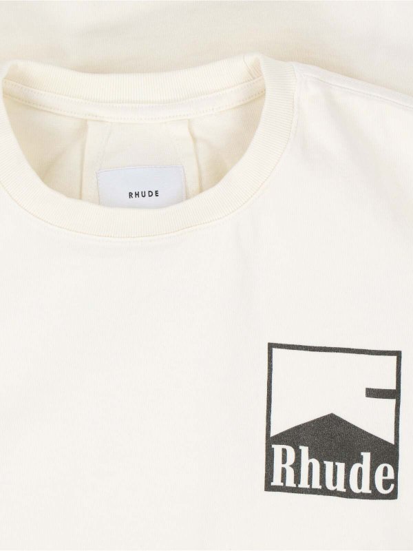 The Best Shops RHUDE: T-shirts - T-Shirt - Weiß