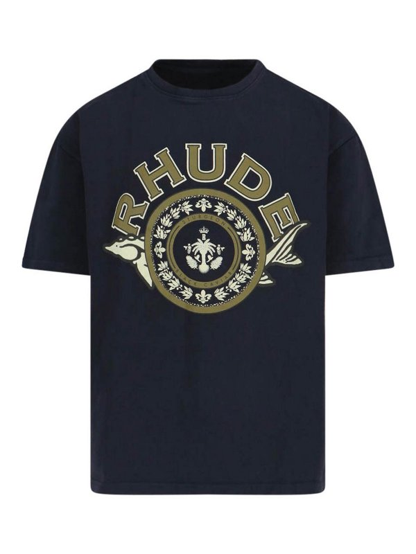 RHUDE: Camisetas - Camiseta - Negro