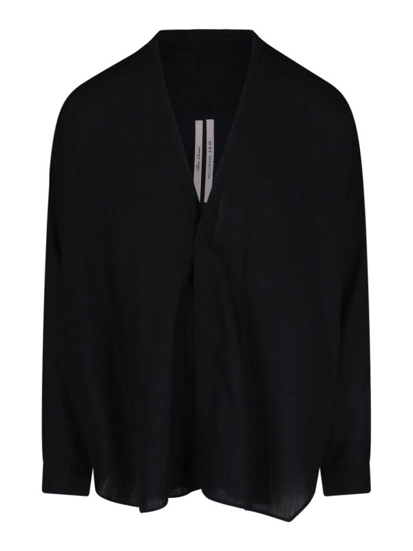 RICK OWENS: ボートネック - ボートネック - 黒