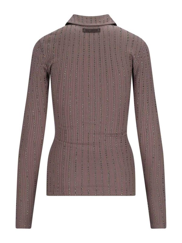 The Attico: Poloshirts online - Poloshirt - Braun