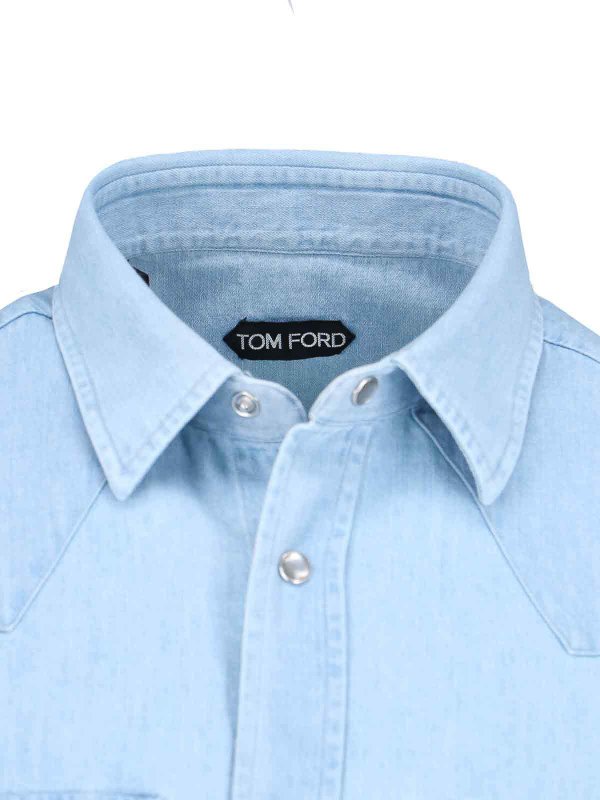 Camisa - Azul shop online: TOM FORD