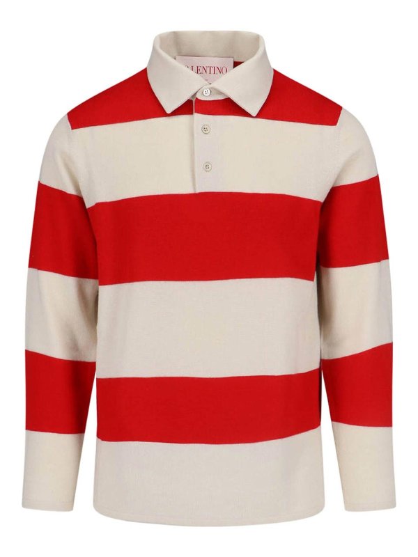 VALENTINO: boat necks - Striped pole in jersey