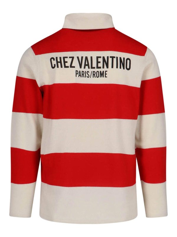 VALENTINO: boat necks online - Striped pole in jersey