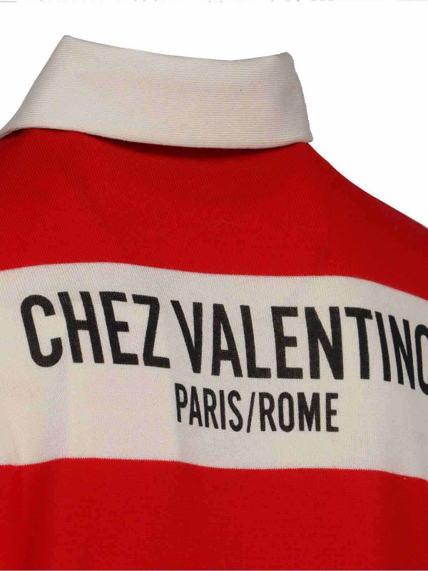 The Best Shops VALENTINO: boat necks - Striped pole in jersey