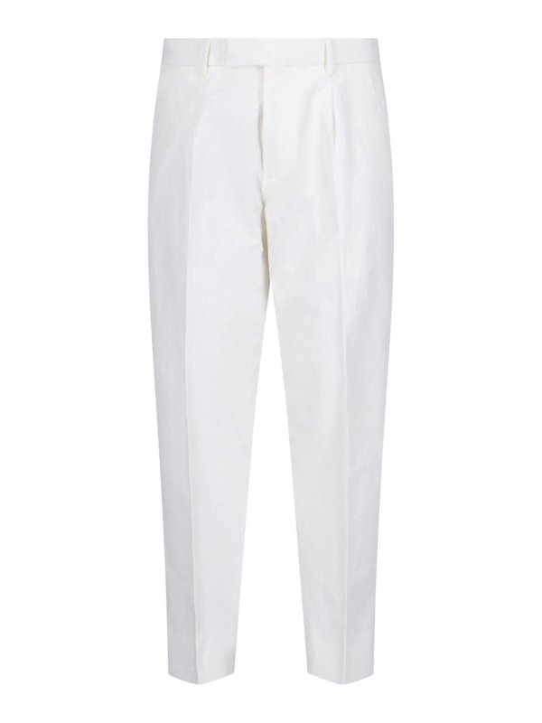 ZEGNA: テーラードトラウザー - テーラードパンツ - 白