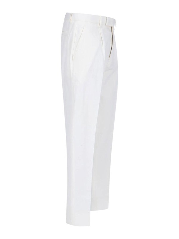 The Best Shops ZEGNA: テーラードトラウザー - テーラードパンツ - 白