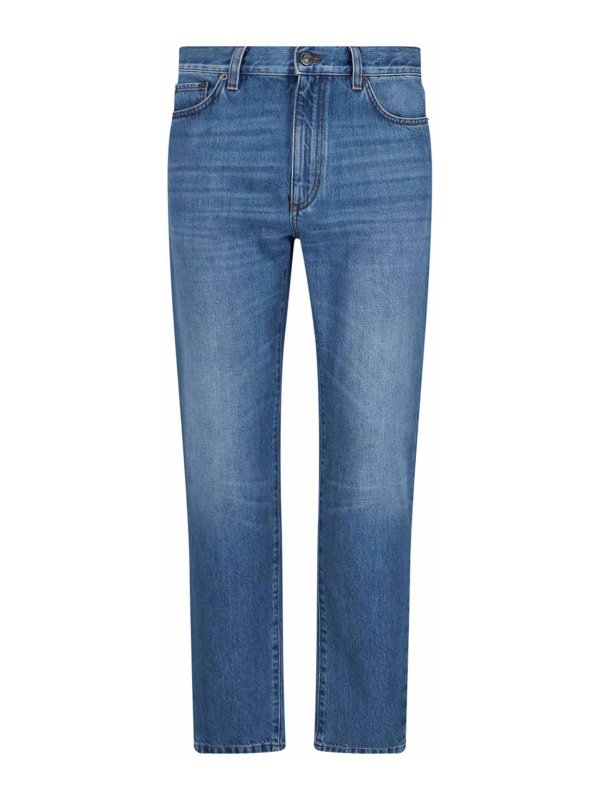 ZEGNA: ブーツカットジーンズ - ブーツカットジーンズ - ブルー
