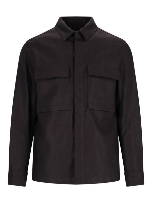 ZEGNA: Hemden - Hemd - Braun