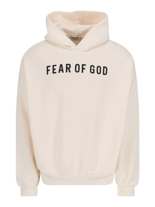 FEAR OF GOD: Sweatshirts & Sweaters - Logo hooded sweatshirt
