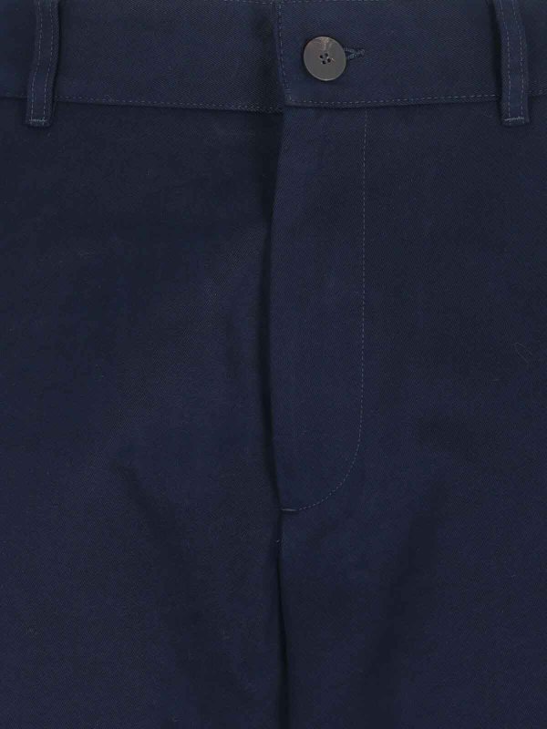 カジュアルパンツ - ブルー shop online: STUDIO NICHOLSON