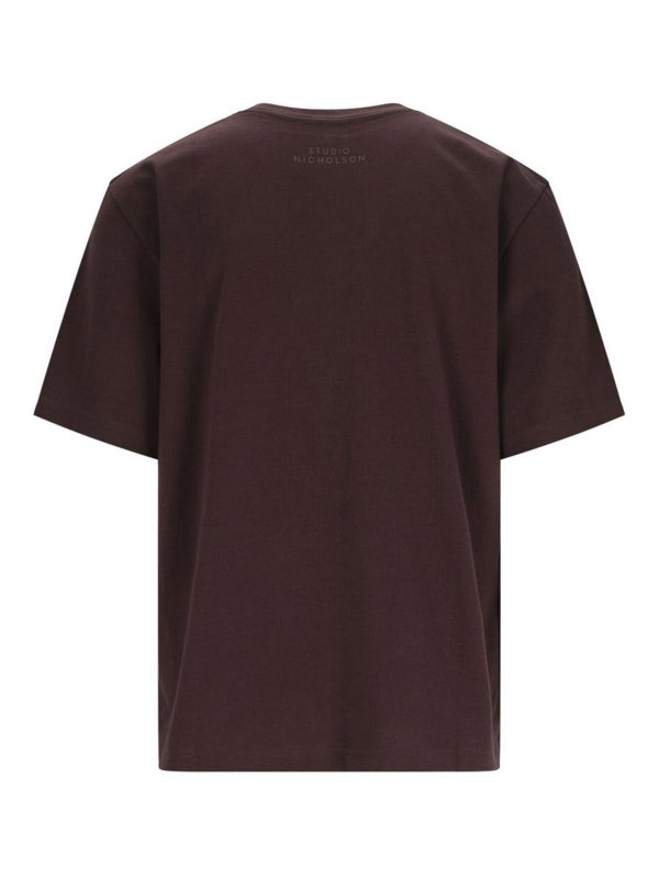STUDIO NICHOLSON: Camisetas online - Camiseta - Marrón