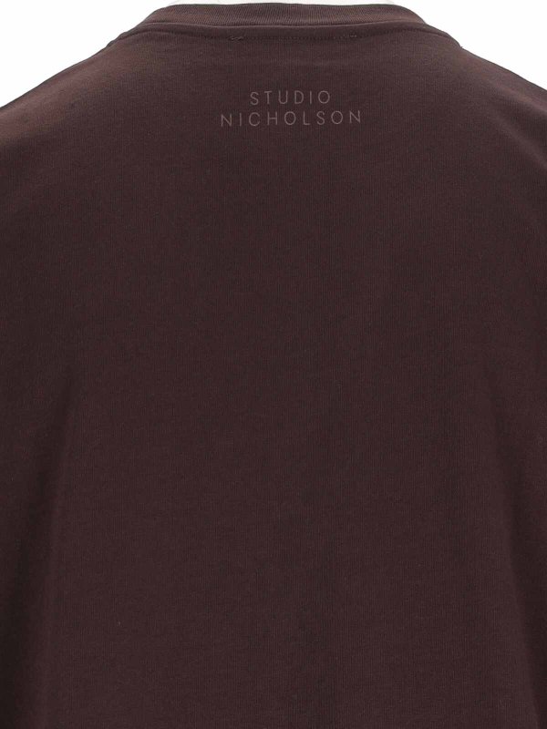 The Best Shops STUDIO NICHOLSON: Camisetas - Camiseta - Marrón