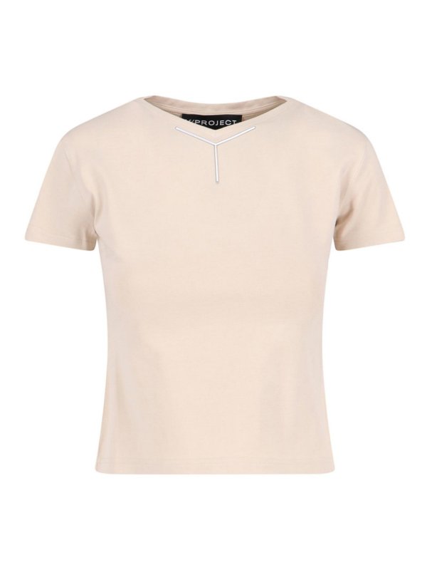 Y/PROJECT: T-shirts - T-Shirt - Beige