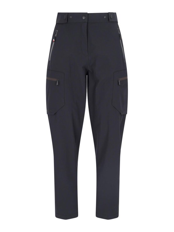 MONCLER: casual trousers - Large multitish trousers