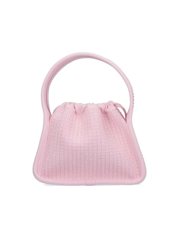 The Best Shops ALEXANDER WANG: totes bags - Small tote bag with rhinestones
