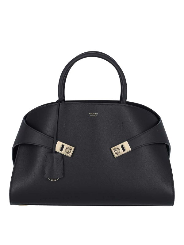 FERRAGAMO: Bolsas bandoleras - Bolsa Bandolera - Negro