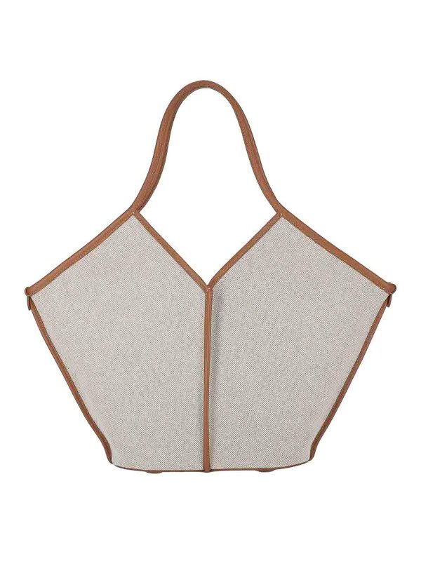 HEREU: Sacs à main - Sac Cabas - Blanc