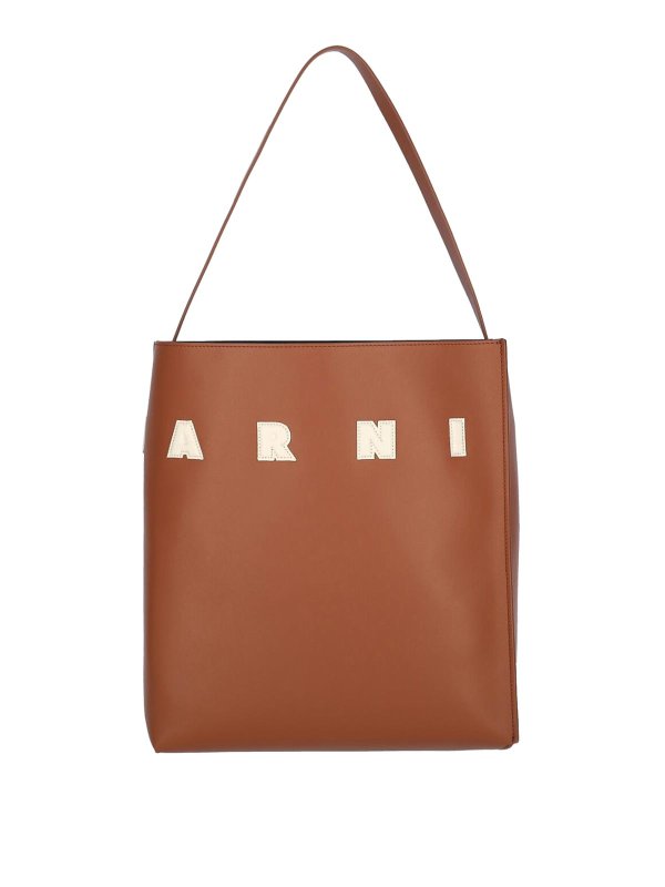 Marni: Umhängetaschen - Umhängetasche - Braun