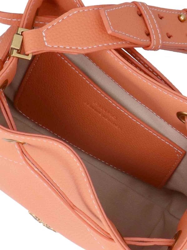 Logo bucket bag shop online: Pinko