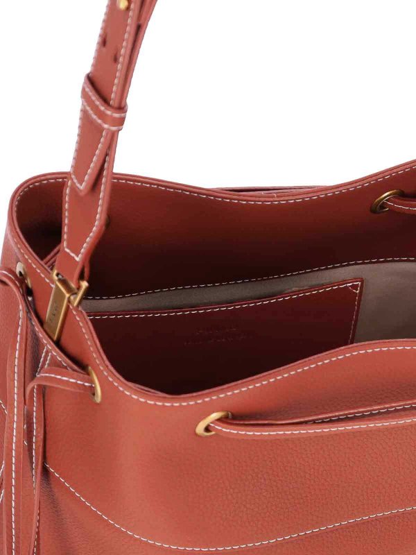 Logo bucket bag shop online: Pinko