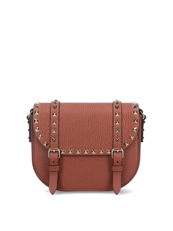 VALENTINO GARAVANI: ショルダーバッグ - ショルダーバッグ - ブラウン