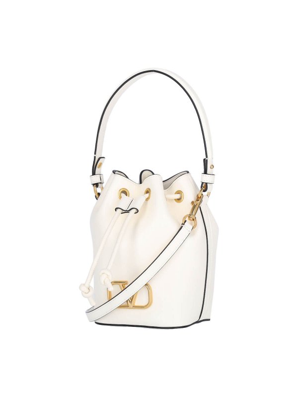 VALENTINO GARAVANI: Bucket-bags online - Bucket-Bag - Weiß