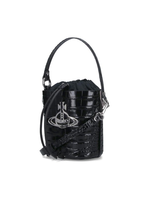 VIVIENNE WESTWOOD: Bucket bags online - Logo bucket bag