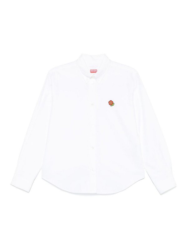 KENZO: Hemden - Hemd - Weiß
