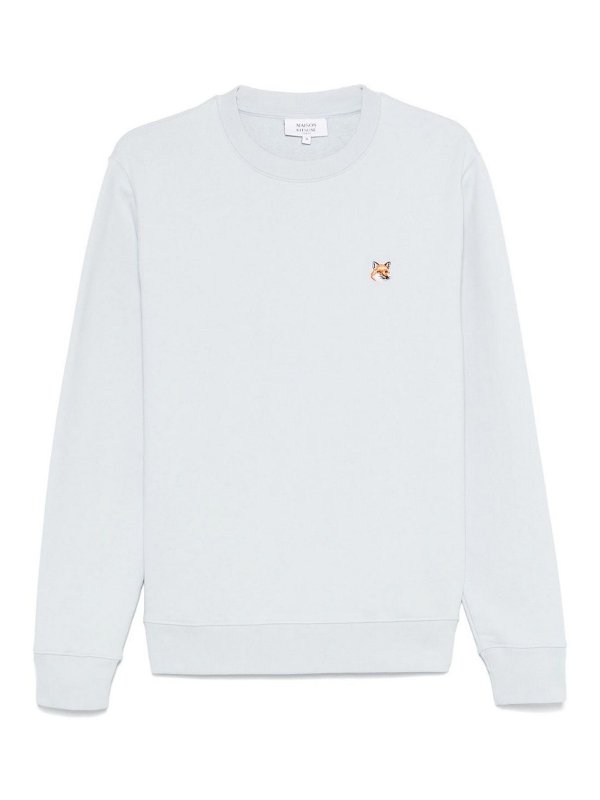 MAISON KITSUNÉ: Sweatshirts & Sweaters - Fox Head-Patch Sweatshirt