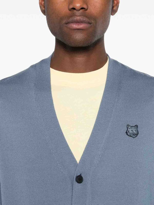 Bold Fox Head Cardigan shop online: MAISON KITSUNÉ