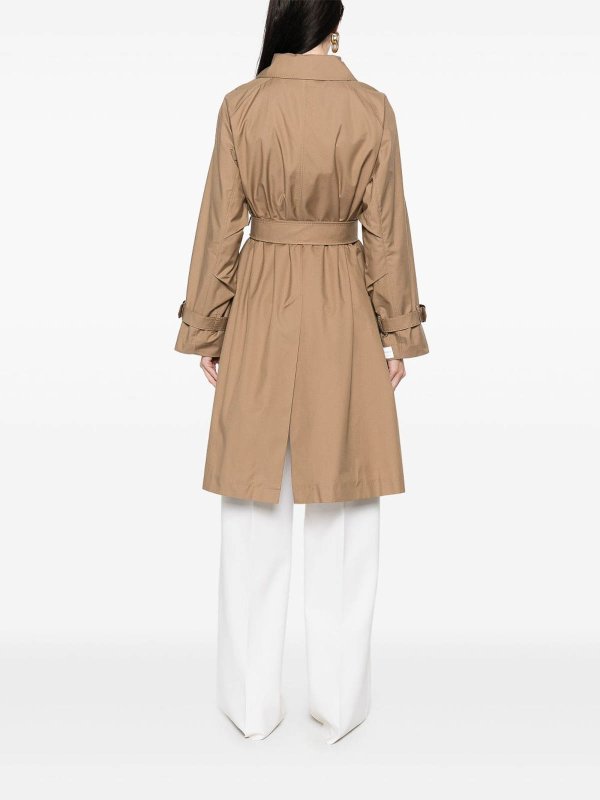 MAX MARA THE CUBE: trench coats online - Gabardine-Weave Trench Coat