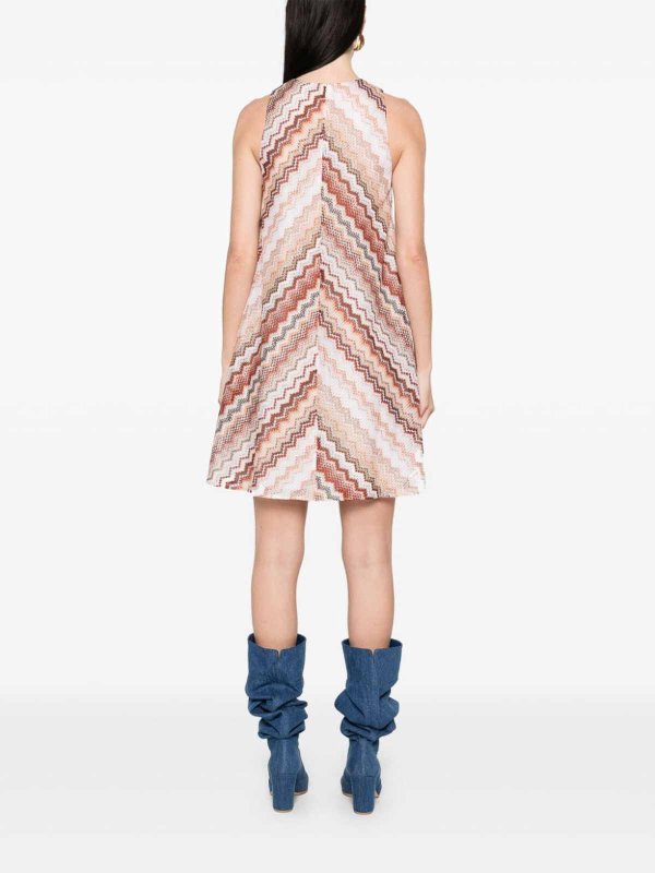 MISSONI buy online A-Line Zigzag Patterned Dress