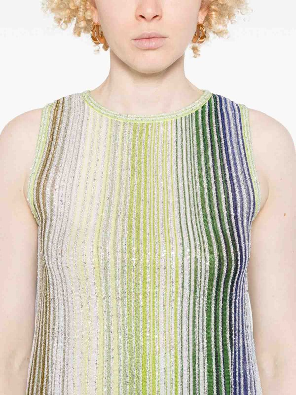 トップ/タンクトップ - 白 shop online: MISSONI