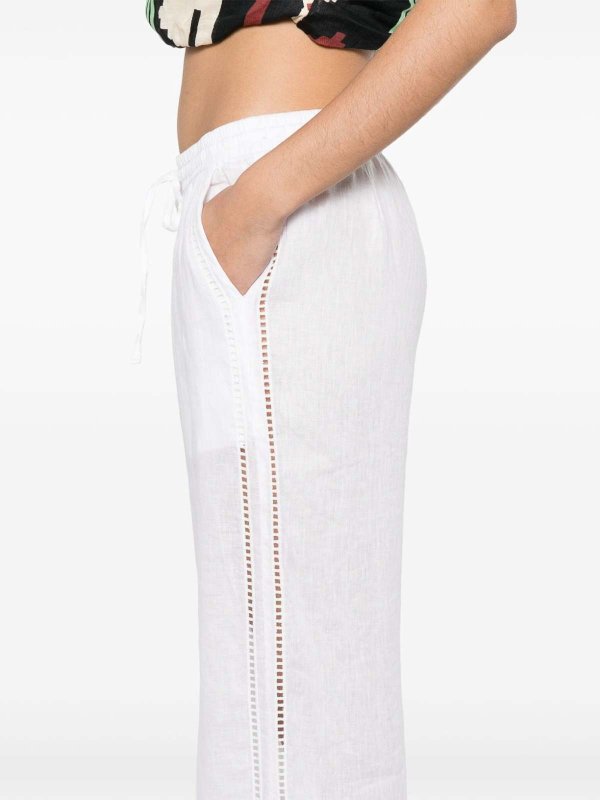 The Best Shops P.A.R.O.S.H.: カジュアルトラウザー - カジュアルパンツ - 白