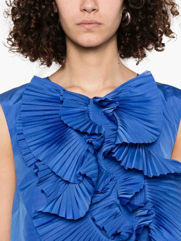 The Best Shops P.A.R.O.S.H.: Robe de cocktail - Robe Courte - Bleu