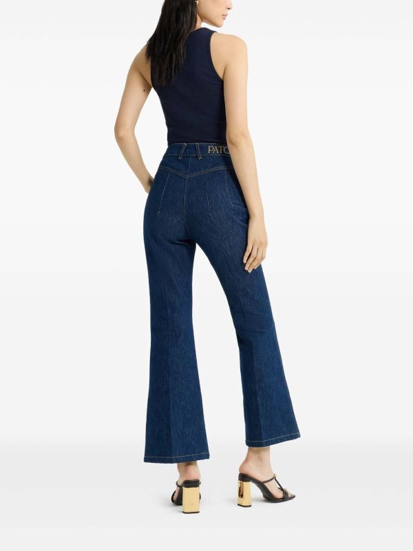 PATOU: Top e canotte online - Top canova di stampa logo-stampa