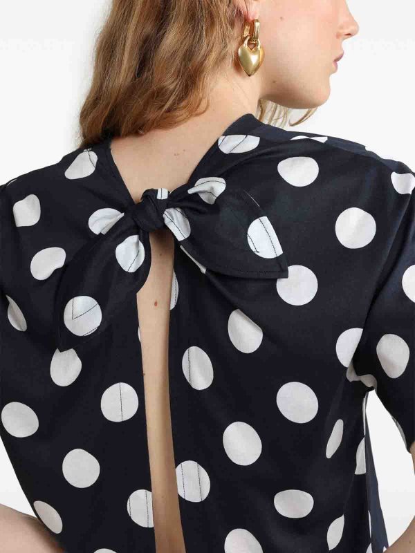 PATOU buy online Logo-Print Split-Back T-Shirt