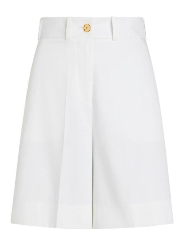 PATOU: Trousers Shorts - Gabardine Bermuda Shorts