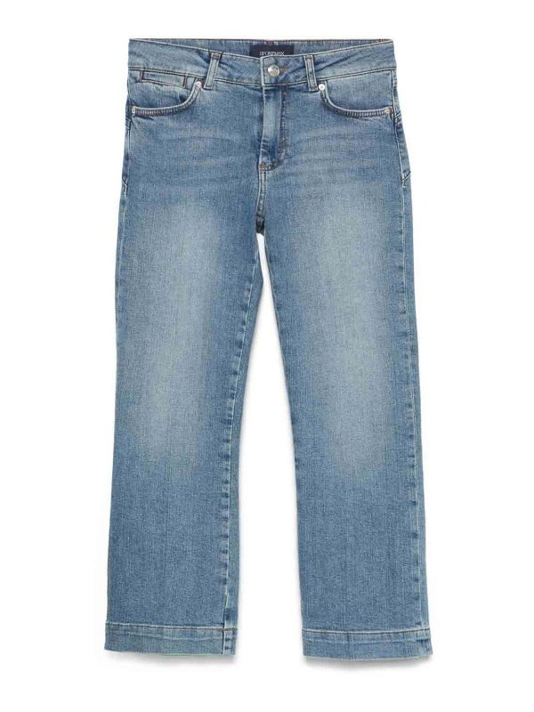 SPORTMAX: ブーツカットジーンズ - ブーツカットジーンズ - ブルー