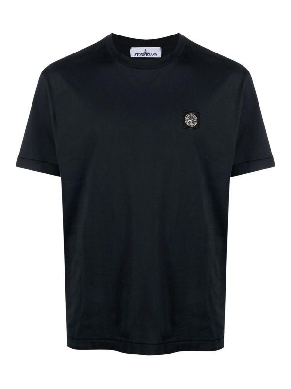 STONE ISLAND: T-shirts - T-Shirt - Blau