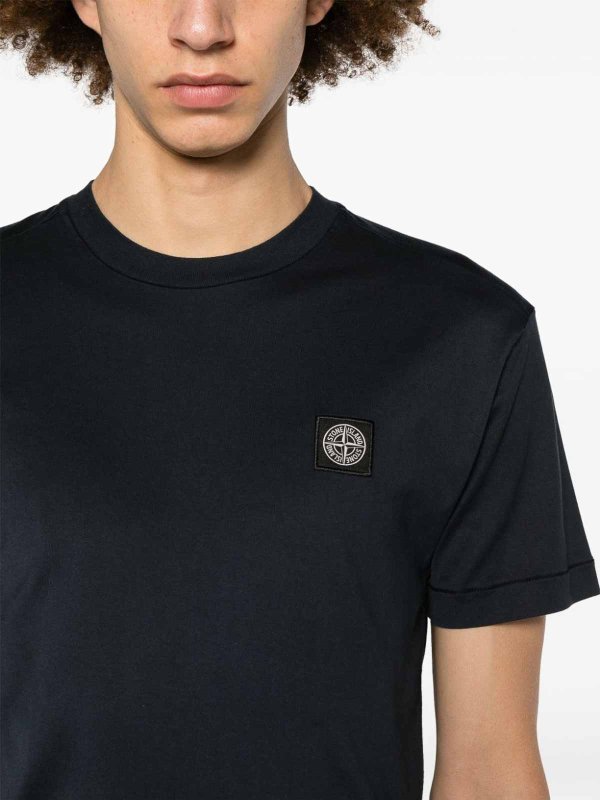 STONE ISLAND: T-shirts online - T-Shirt - Blau