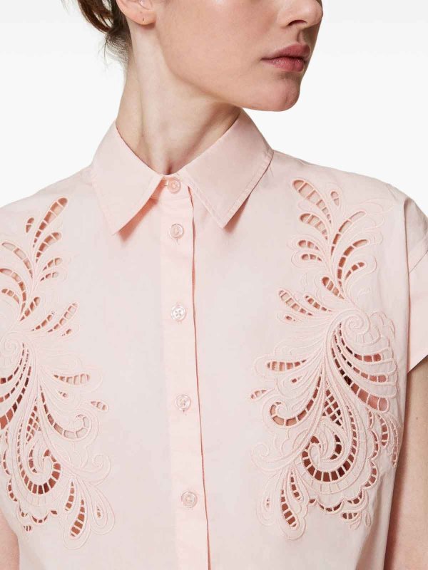 The Best Shops TWINSET: Camisas - Camisa - Color Carne Y Neutral